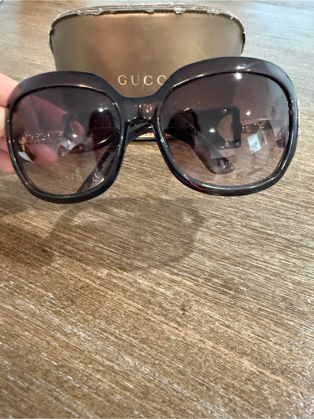 Gucci Women’s Oversized Square Sunglasses - Dark Brown Gradient